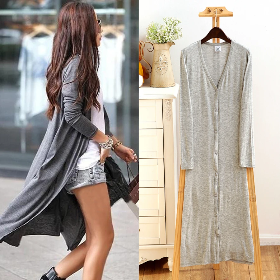 2017 Musim Semi Tipis Kimono Manche Longue Femme Gilet Panjang 2017 Musim Semi Tipis Kimono Manche Longue Femme Gilet Panjang