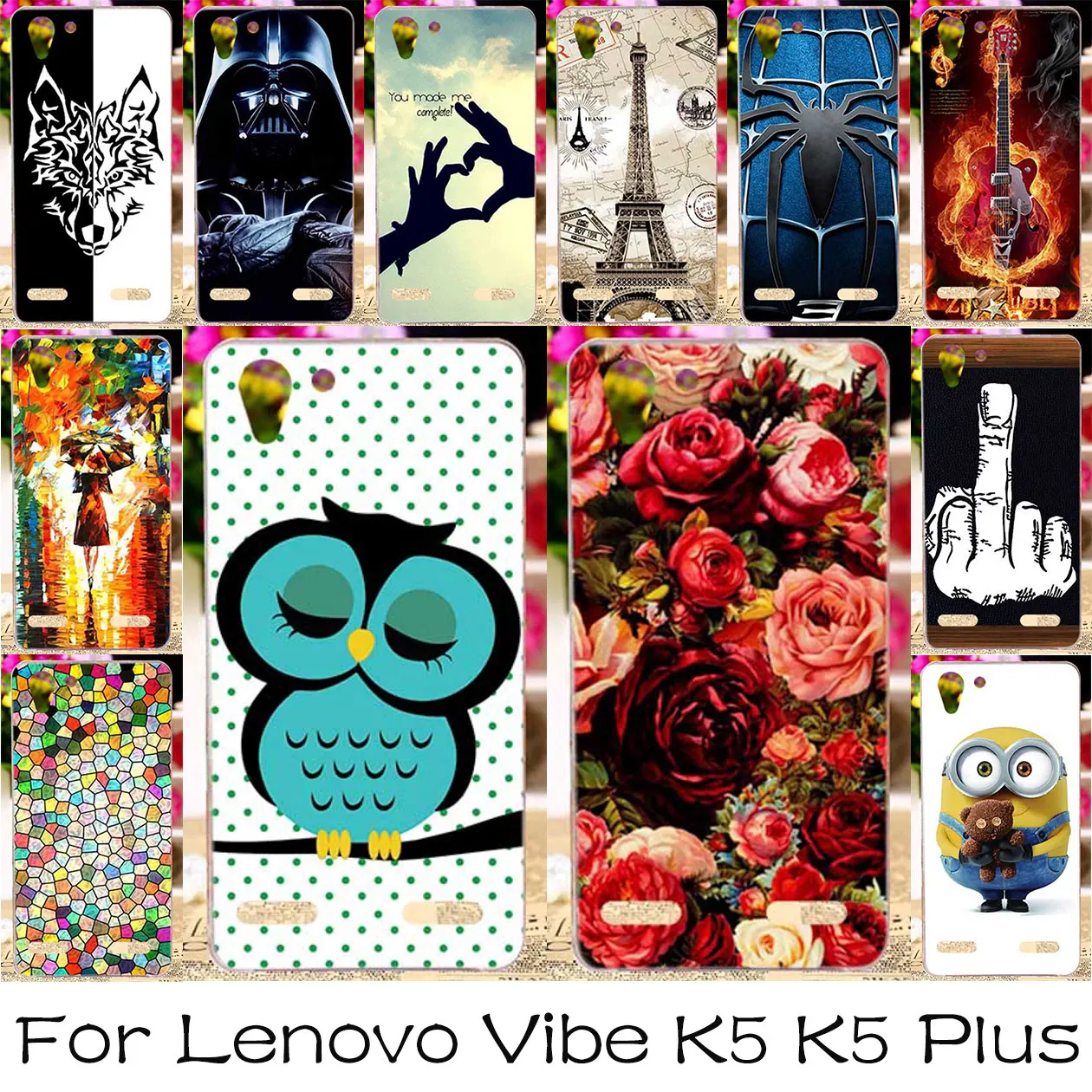 

TAOYUNXI Silicone Plastic Phone Case For Lenovo Vibe K5 K5 Plus Cover Lemon 3 K32C36 A6020 A6020a46 A6020a40 Bag Cover Case