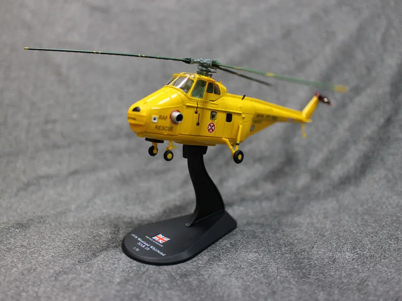 

rare Special Offer 1/72 Helicopter model Cyclone Helicopter RAF British Rescue Aircraft Alloy Collection Model