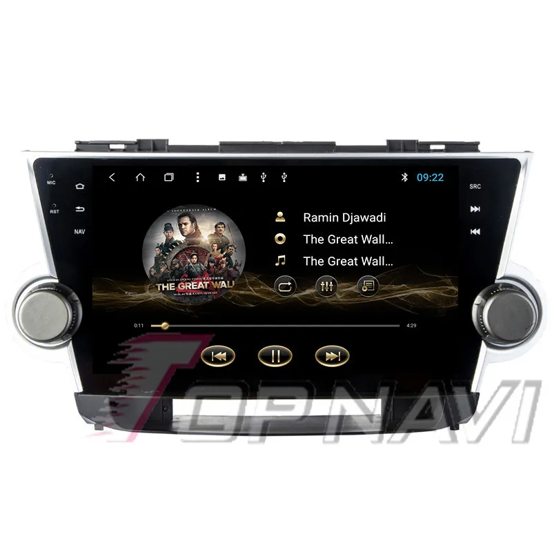 car video recorder For Toyota Highlander 2008