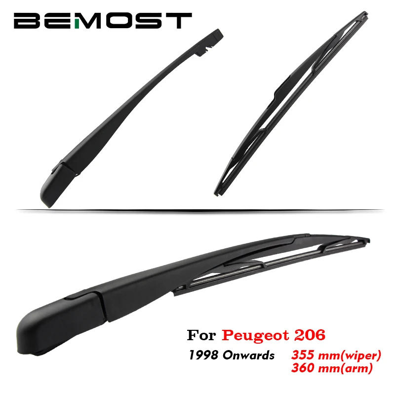 BEMOST Car Rear Windshield Windscreen Wiper Arm Blades Natural Rubber
