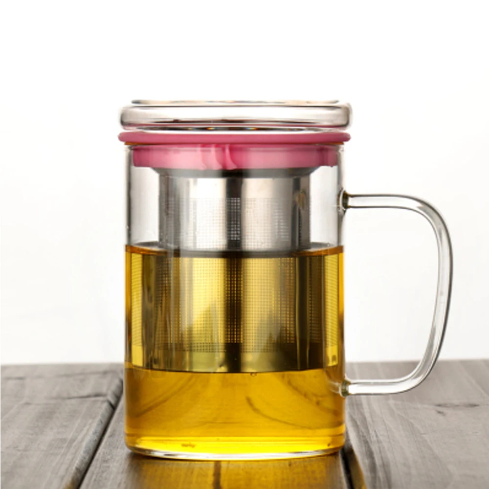 450 мл Мужская Личная кружка 3/PC термостойкая офисная чашка с Infuser ...