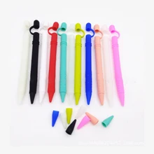 1 шт. Мягкий силиконовый чехол для Apple Pencil1 для iPad Pro Насадка На глушитель держатель планшет ручка-стилус защитный чехол Сумки