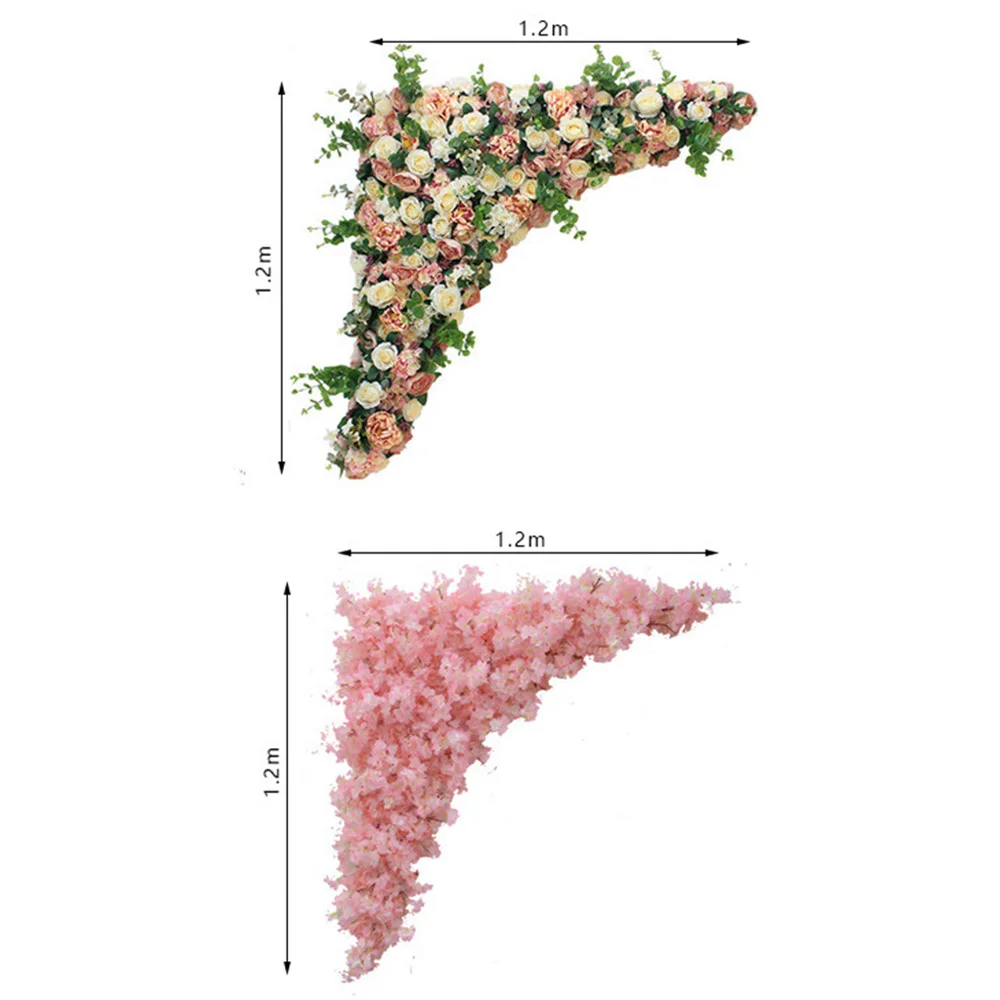 0,8/1,2 м свадебная АРКА фон Цветочная композиция вечерние события искуственные цветы для декора Настенный Шелковый Роза Пион завод DIY гирлянда
