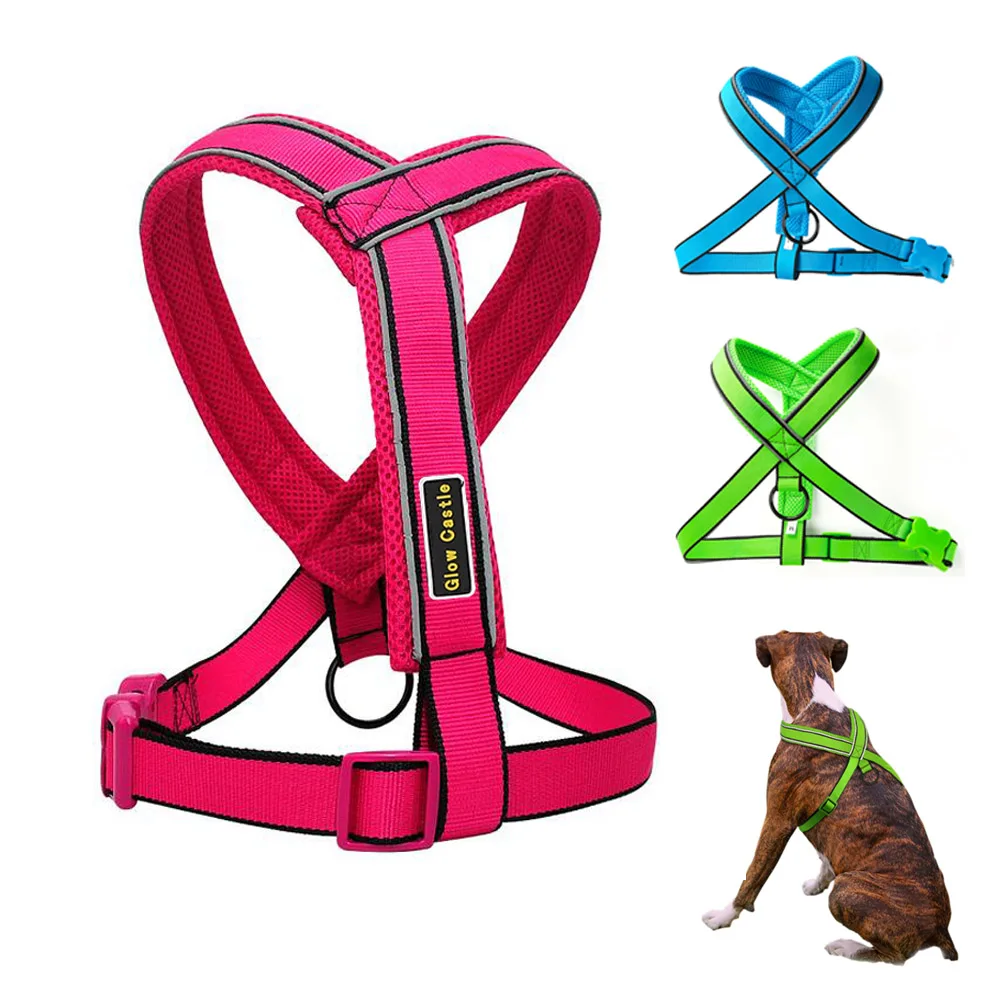 Reflective Dog Harness Vest Medium Large Pet Dog Training Vest Nylon