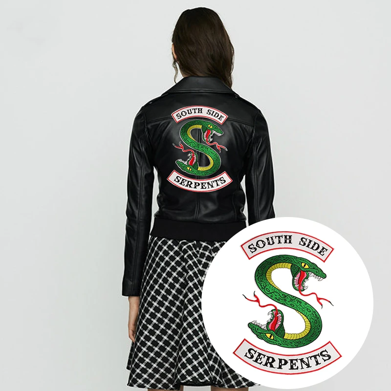 Set-of-3-Riverdale-South-Side-Serpents-Iron-on-Embroidery-Patches-for-Clothing-Cool-Jacket-Applique