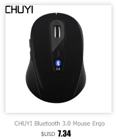 CHUYI Bluetooth мышь Ультра тонкая Bluetooth 3,0 мышь 1000-1200-1600DPI 3D оптическая Mause компьютерные мыши BT мышь для ПК ноутбук