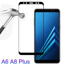 Закаленное стекло для samsung Galaxy A6 A8 A6Plus A8Plus A8 A6 Plus Защитная пленка для экрана