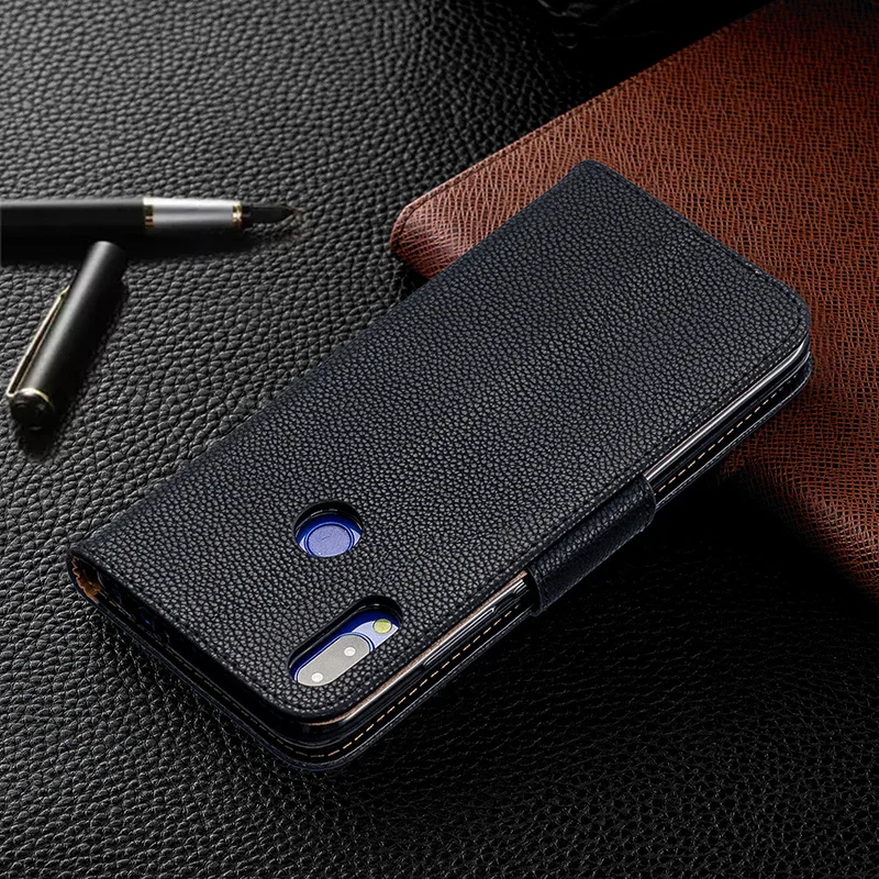 Wallet Phone Case for Xiaomi Redmi Note 7/Note 7 Pro/6/6A/6 Pro PU Leather Flip Cover Stand Magetic Closure with Card Holder