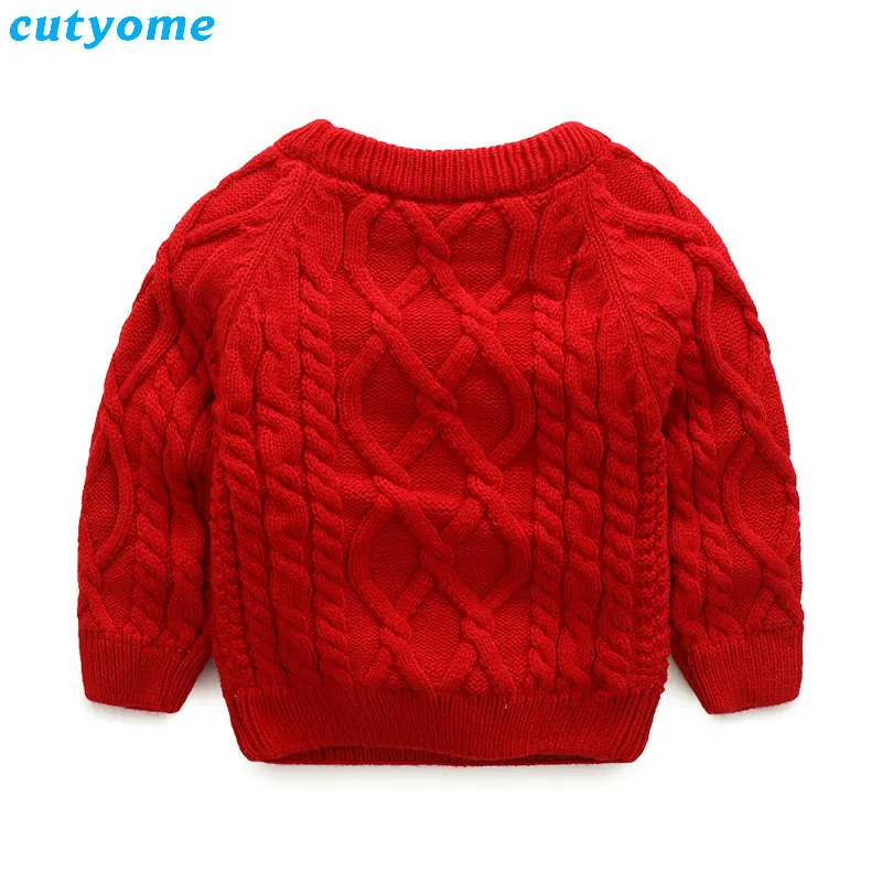 Kids Boys Girls Sweater Autumn Warm Fleece Cardigans Clothing For Children Pullover Toddler Jumper Winter Clothes Girl Sweaters (14)