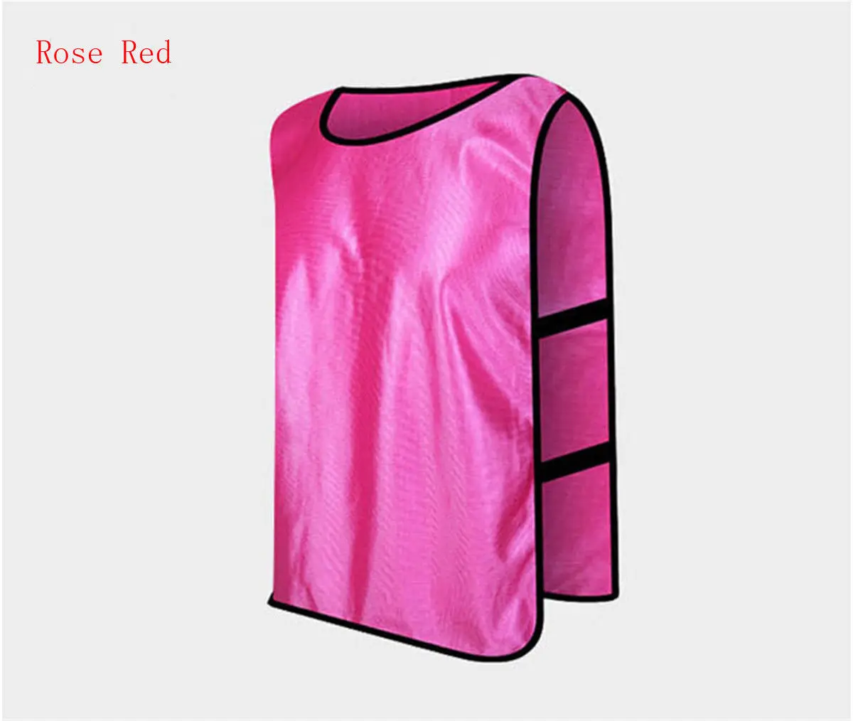 Командный Спортивный футбол для детей/взрослых, тренировочный жилет для футбола, майка для поезда - Цвет: Watermelon Red