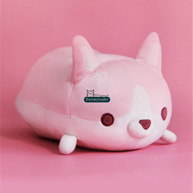 Dorimytrader Pop 60cm Big Anime Corgi Butt Plush Toys Cartoon Stuffed Soft Animals Dog Corgi with Fat Arse 24inches DY61646 (11)