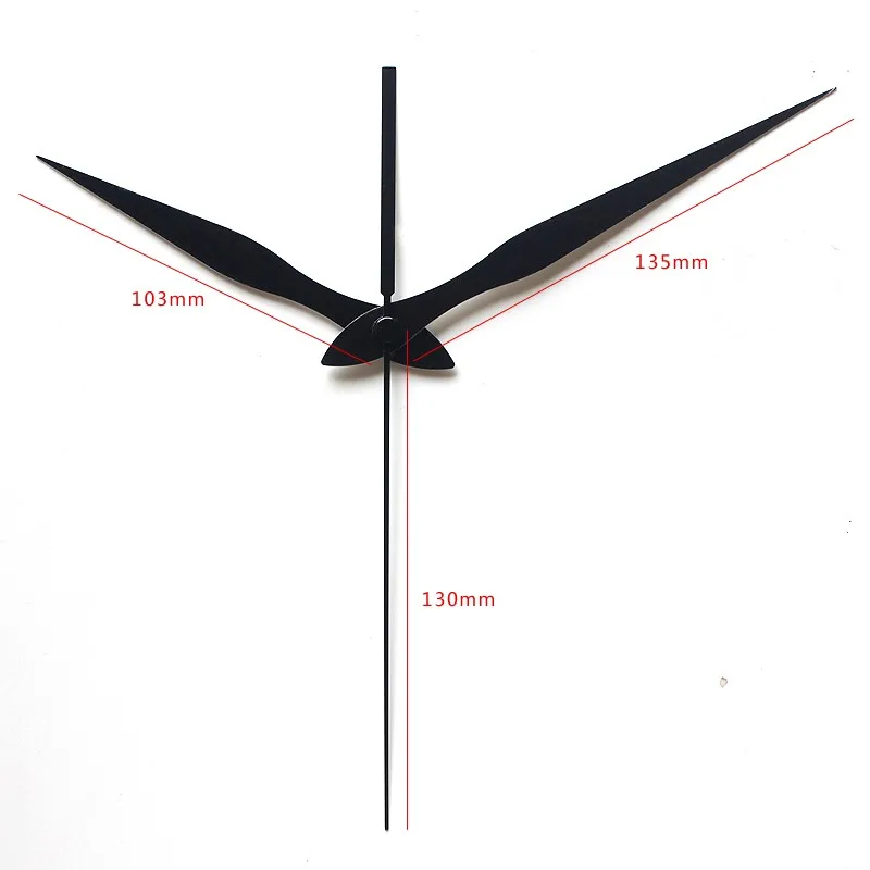 Ostar S11 механизм стрелок кварцевый механизм настенных часов центр винтовой механизм с 31# черные длинные руки набор часов DIY