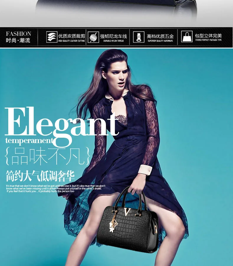 2 2016 new European and American fashion simple V-shaped retro ladies wind shoulder diagonal female bag low-key luxury temperament handbags