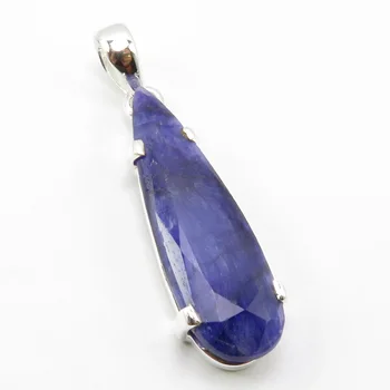 

India Unique Designed Cabochon Simulated Sapphires September Birthstone Pendant