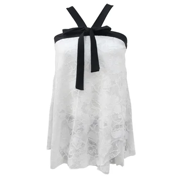 

Sexy two-piece swimsuit with chiffon skirt