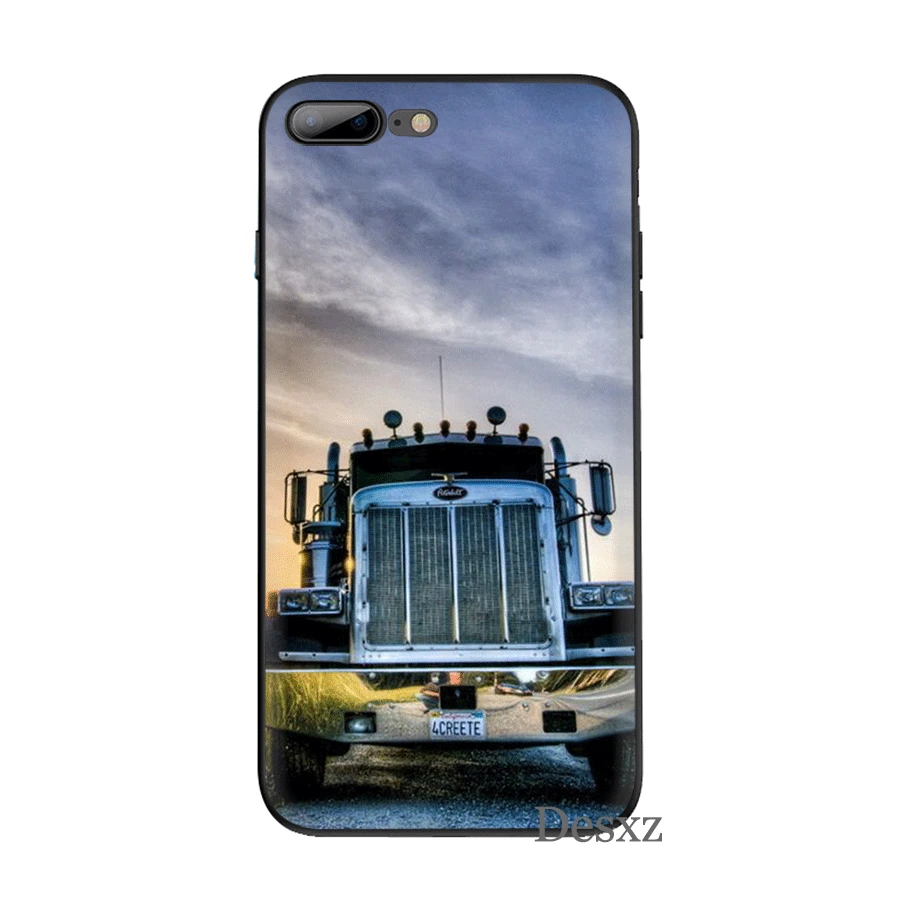 Мобильный телефон чехол для iPhone 11 Pro XR X XS Max 6 6S 7 8 Plus 5 5S SE Peterbilt Trucks сумка