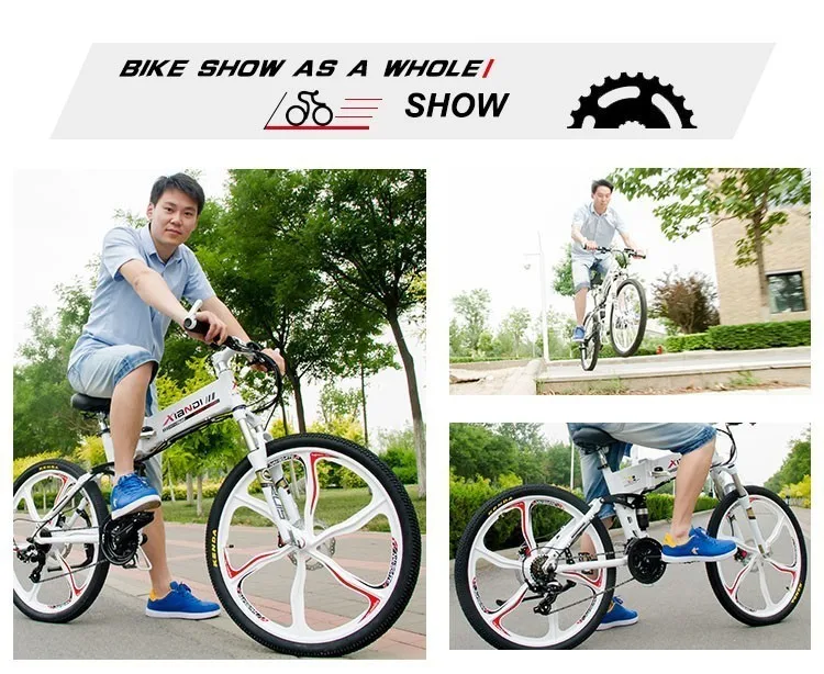 Excellent LOVELION Inch Mountain Bike Frame 48V Electric Lithium Battery Strong Hiding Power 500W - 350W Mute Ebike 21 Hybrid Engine Speed 32