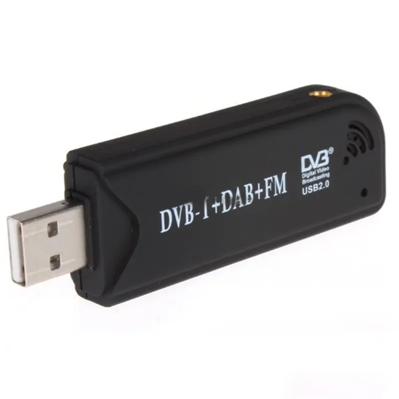 

New Digital USB TV FM+DAB DVB-T RTL2832U+FC0012 Support SDR Tuner Receiver