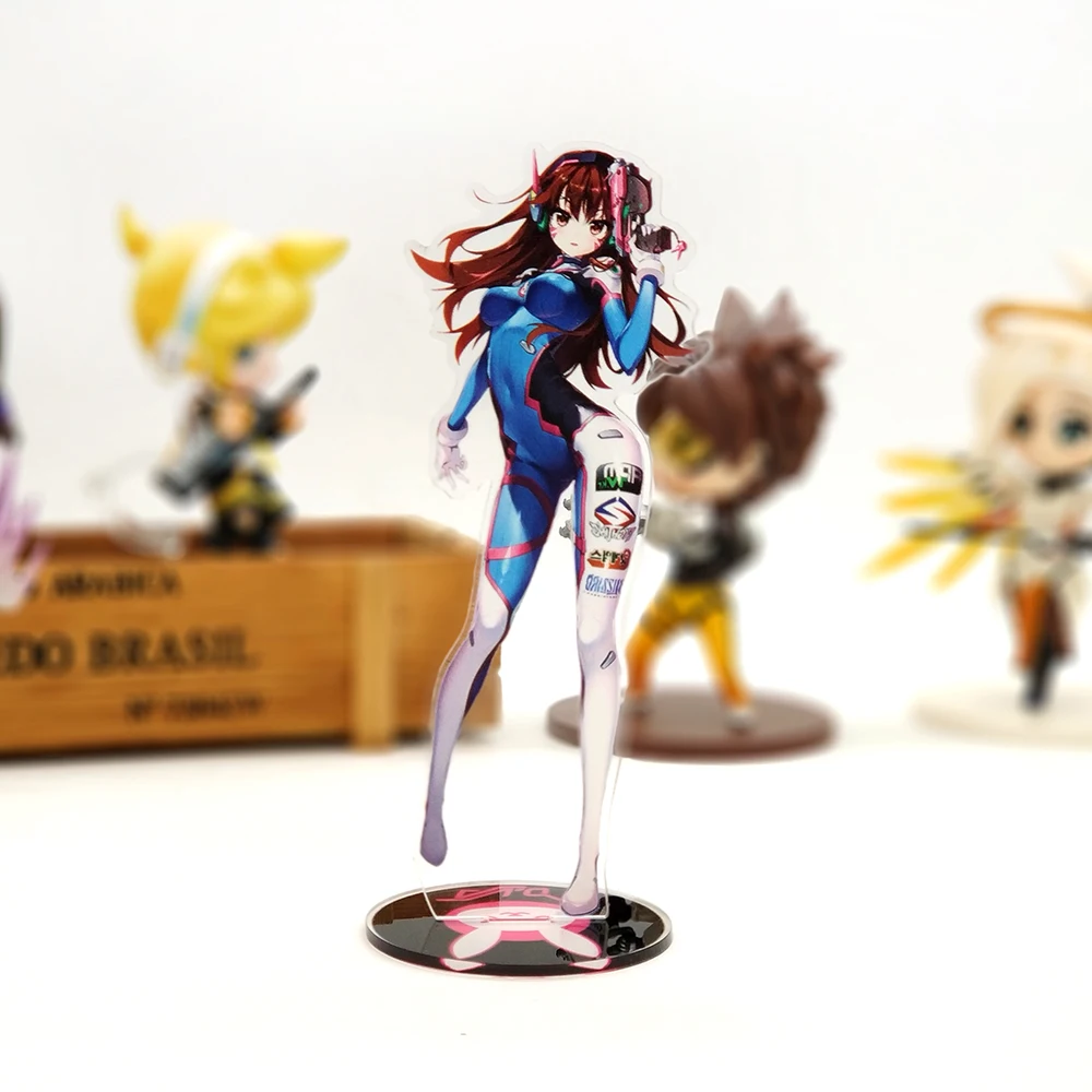 Love Thank You OW watch DVA D.Va фигурка на акриловой подставке Модель Держатель для пластин