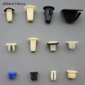 

shhworldsea 500pcs car fasteners fender liner screw grommet,headlight to grille spacer bracket grommet center pillar