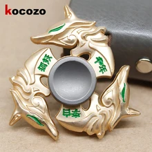 Лиса Спиннеры игрушка EDC руки Spinner Для аутизма и СДВГ стресс Сбросьте игрушки взрослых малыш из металла Top Spinner Игрушки для детей подарки