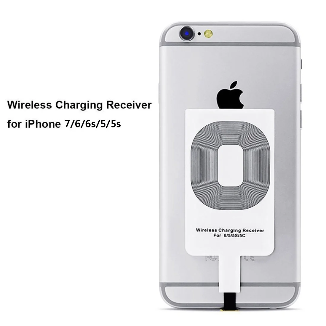 Qi беспроводной зарядный пластинчатый приемник для IPhone5/5S/6/6 s/7 Lightning стандартная