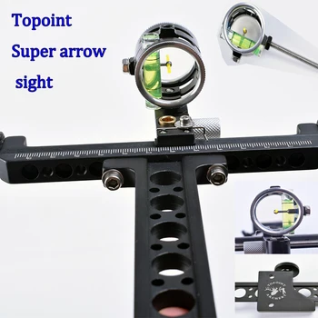 

Hunting Archery Super compound bow and arrow sight sight needle long pole sight with 4x lens competitive aiming