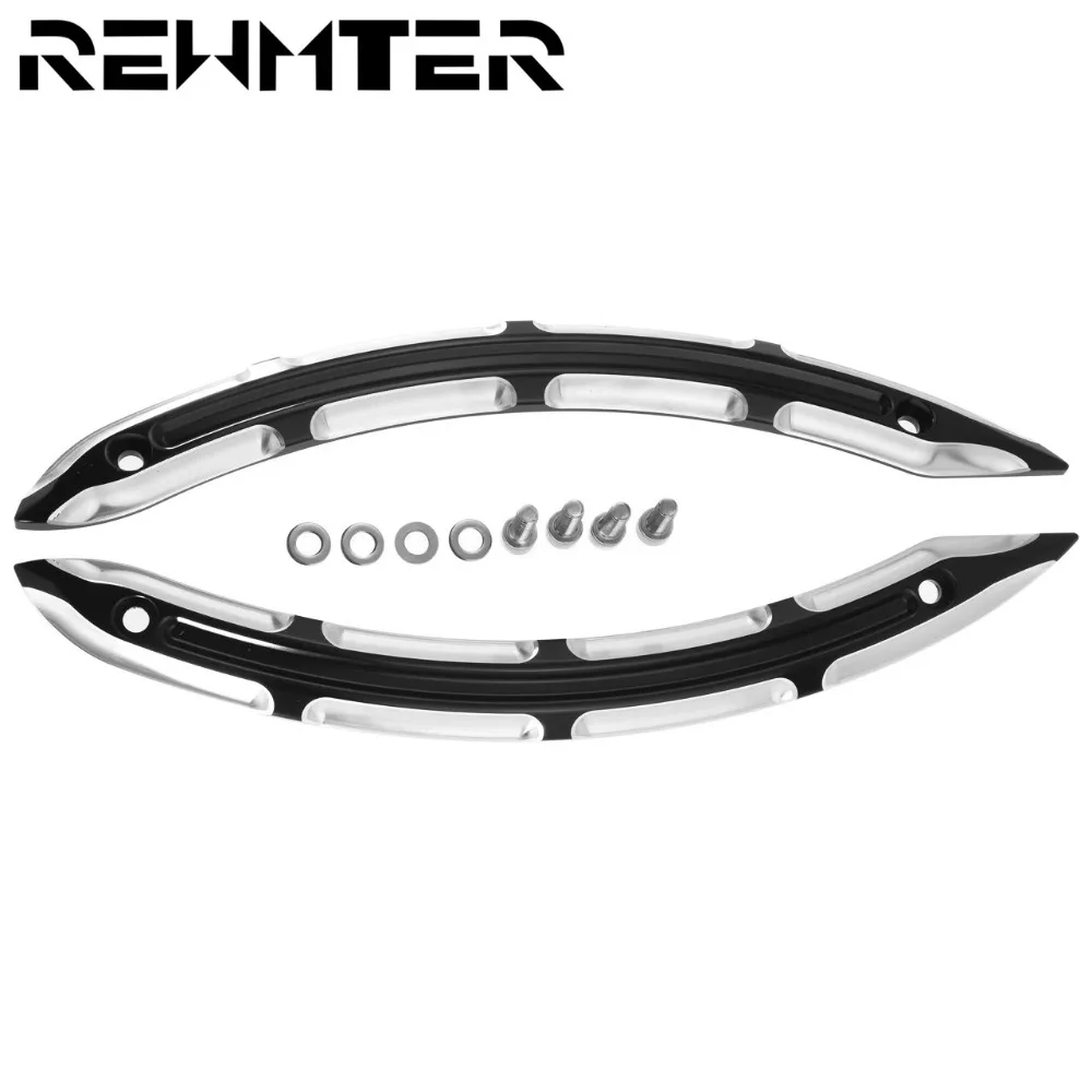 

Motorcycle Mudguards Motorcycle Parts Black CNC Legacy Rear Fender Side Accents For Indian Scout Models Aluminum Accesorios