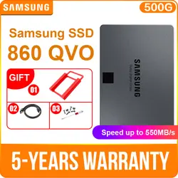 SAMSUNG SSD, 860 QVO 1 ТБ 2 ТБ 4 ТБ Internal Solid State Drive V-NAND SSD SATA3 6 ГБ/сек. 2,5 "SSD для ноутбуков настольных ПК