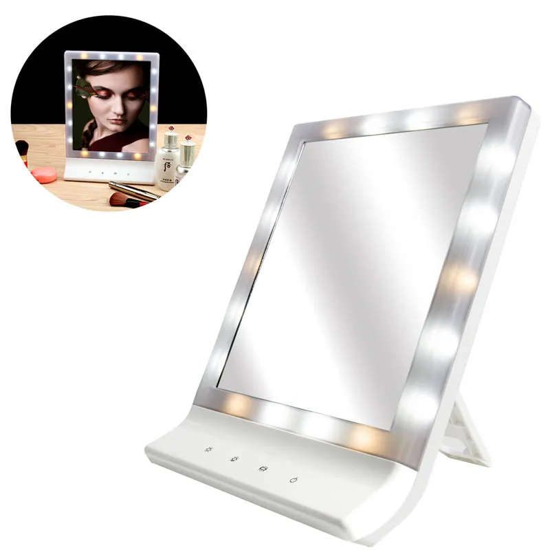 

LED Makeup Cosmetic Mirror Multiple Illumination Large Screen Wall Mount Mirror with 18 LED Light @ME88