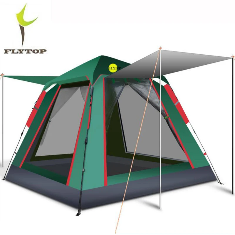 Automatic Large Camping Tent 4 Person Waterproof Folding Beach Party