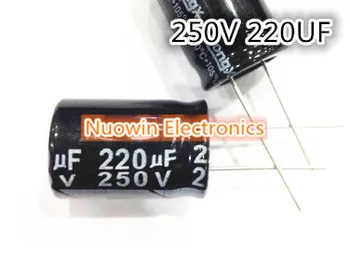 

100pcs 220UF 250V Electrolytic Capacitor 250V 220UF Aluminum Electrolytic Capacitor 18X30mm
