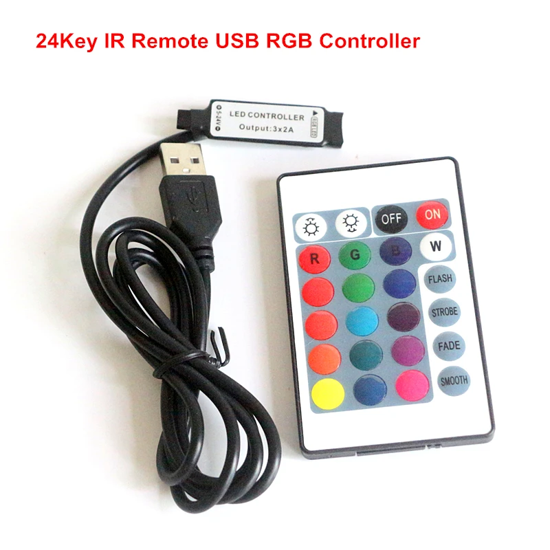 DC 5В USB светодиодный RGB Управление; Ipad Mini 3 клавиши Диммер/24Key 44key ИК-пульт дистанционного управления с/17 клавиш RF Беспроводной пульт дистанционного управления с Управление для USB RGB Светодиодные ленты