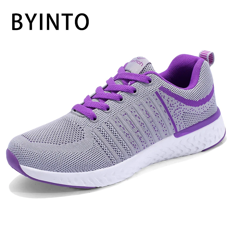 

2019 fashion tennis shoes for women lightweight breathable mesh anti-skid sneakers fitness jogging shoes footwear tenis feminino