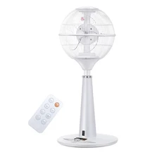 DMWD пульт дистанционного управления умный электрический вентилятор циркуляционный вентилятор бесшумный напольный вентилятор с 7 цветами светильник светодиодный цифровой дисплей