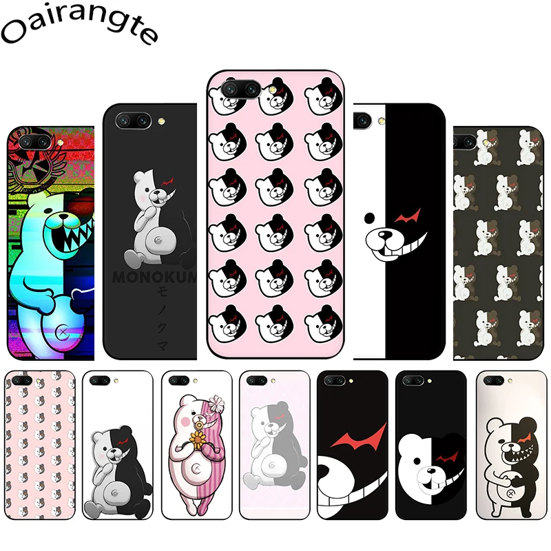 Мягкий силиконовый чехол для телефона Danganronpa Monokuma Huawei Honor 6A 7A 7C 7X 8C 8X 8 9 10 Lite view 20 9X