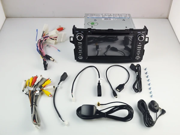 Flash Deal Navirider car dvd player multimedia autoradio android 8.1 wifi screen gps navigation for Toyota Auris 2007 stereo tape recorder 4