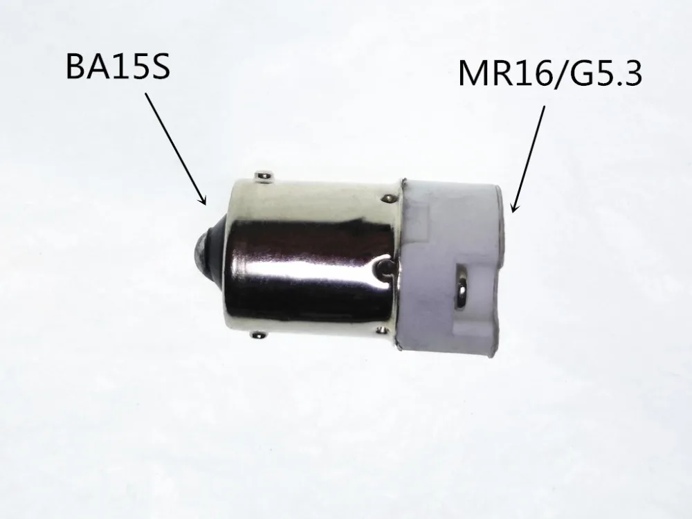BA15S-MR16 держатель лампы конвертер b15s поворот на MR16 лампа база ba15s к G5.3 к BA15S B15-G5.3