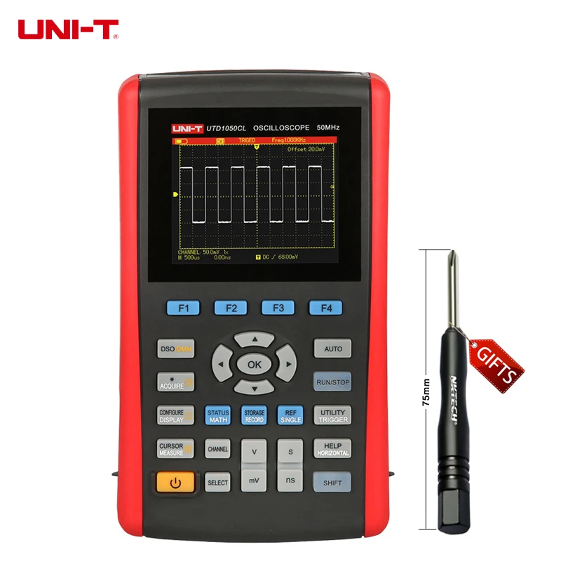 

UNI-T UTD1050CL Handheld Digital Storage Oscilloscope 1 channel 50MHz 200MS/s
