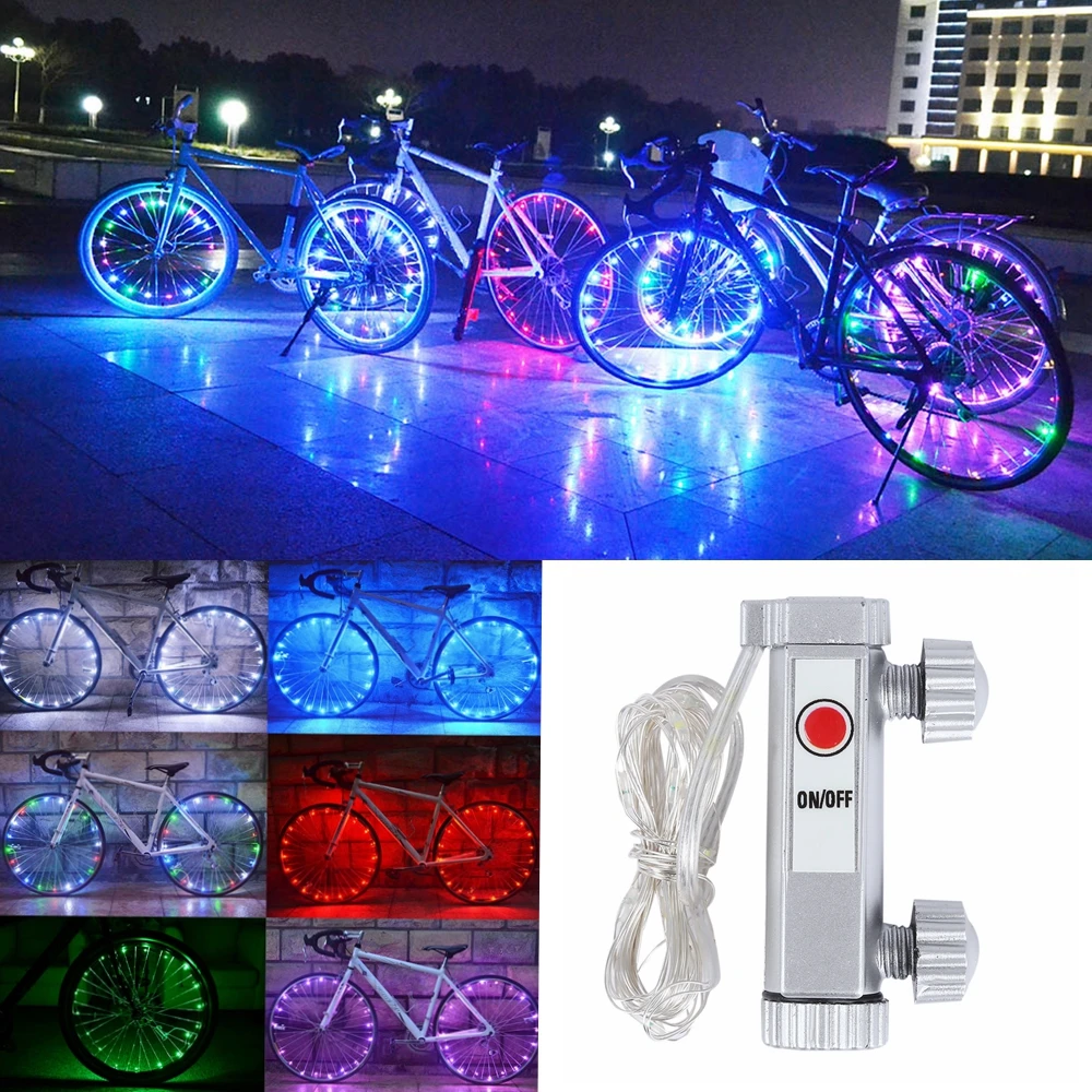 Waterproof 20 Leds Colorful Safety Wheel Light Bike Spoke Light Lamp Cycling light Bicycle Bike