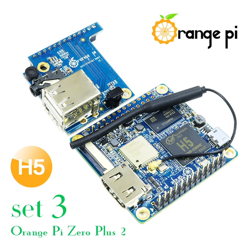 Оранжевый Pi Zero Plus 2 H5 набор 3: opi Zero Plus 2 H5+ плата расширения, макетная плата за пределами Raspberry Pi