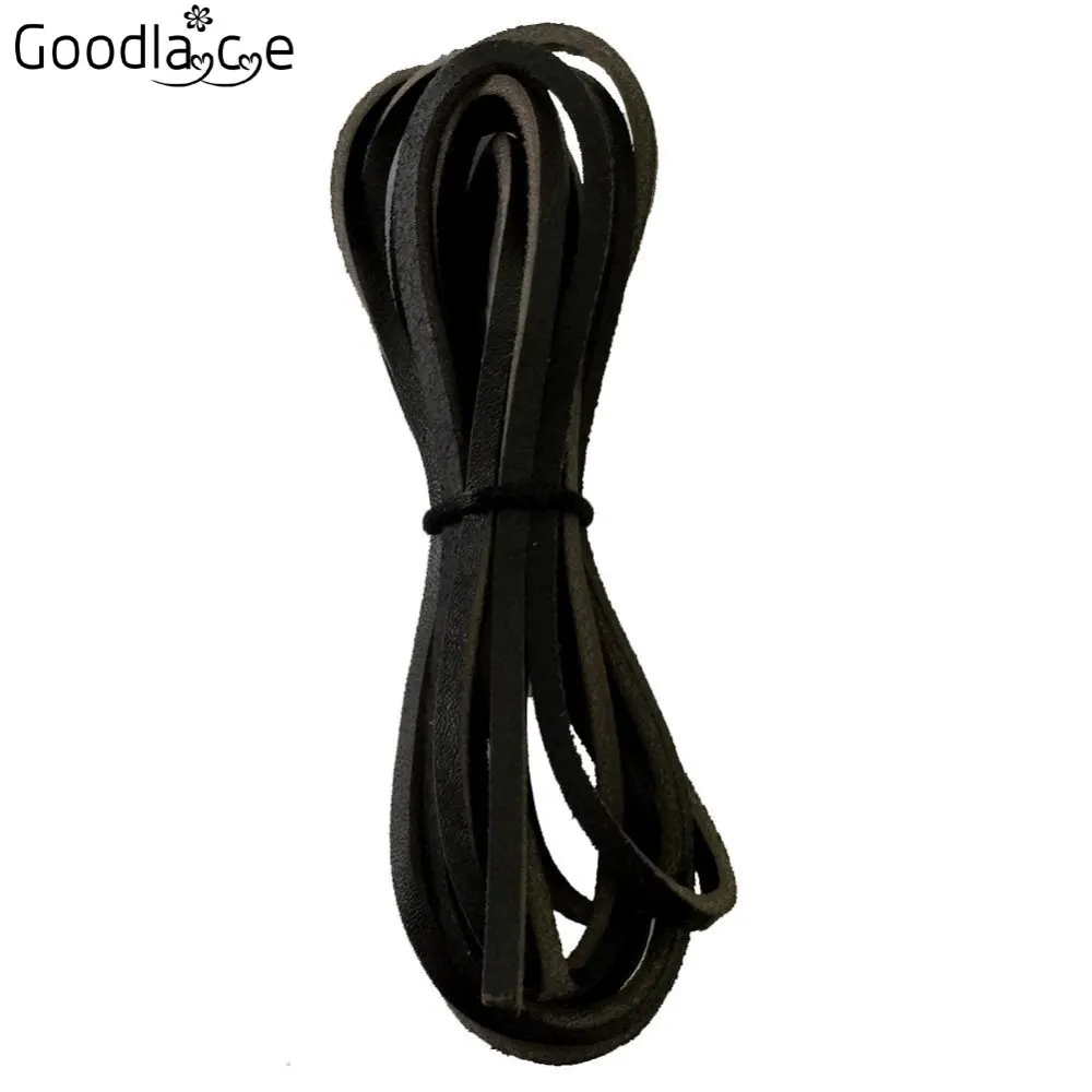 1 Peace of 3x3.5mm Rawhide Leather Shoelaces Shoestrings Boot Shoe Laces  240cm/94.5Inch - AliExpress