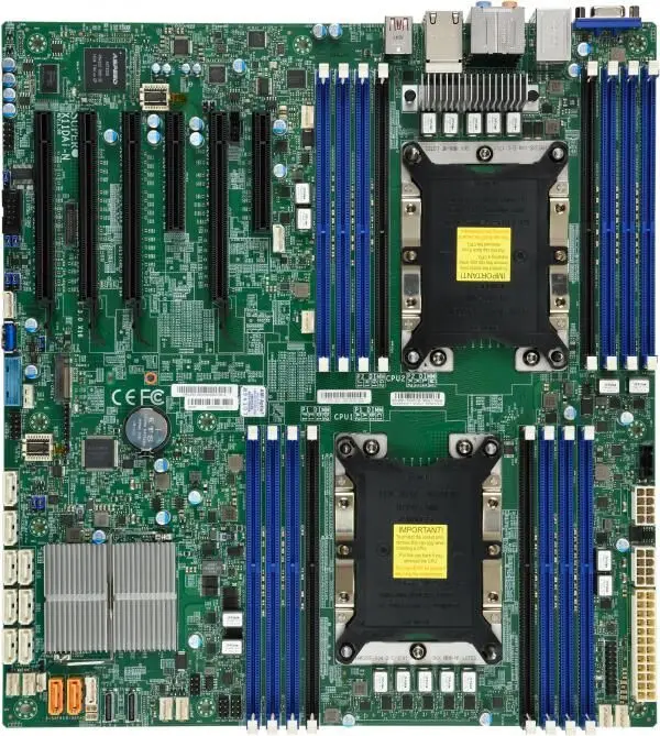 Относится к серверной материнской плате SUPERMICRO X11DAi-N C621 чипсет LGA 3647 DDR4 протестированная Рабочая