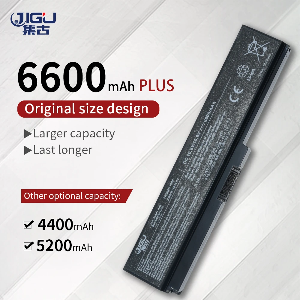 

JIGU 6CELLS Laptop Battery For Toshiba Satellite Pro C650 C660 L510 L600 L630 L640 L650 L670 M300 PS300C U400 U500 C660D C650D