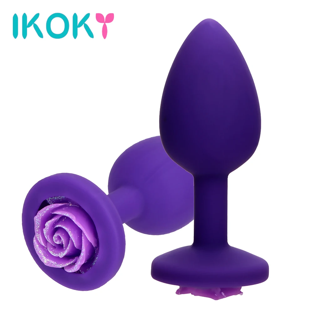 Силиконовая Анальная пробка IKOKY секс-игрушки для мужчин женщин анальная с