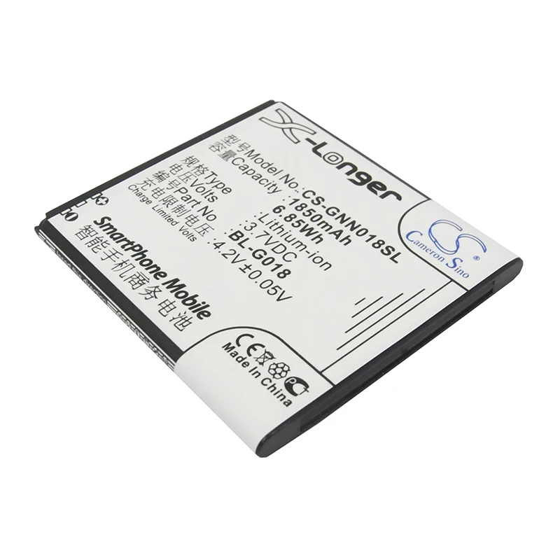 Cameron Sino 1850 Mah Batteria Per Fly C700 C800 Iq441 Gionee Gn206 Gn700T Gn700W Ngm Wemove Wilco Gionee Bl-G018