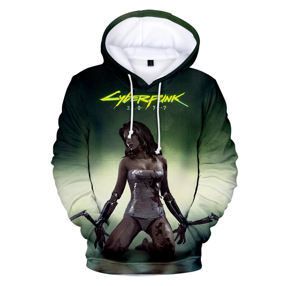 

2019 Hot Game Cyberpunk 2077 Hoodies Sweatshirts Men/Women Cyberpunk 2077 Hoodie Plus Size