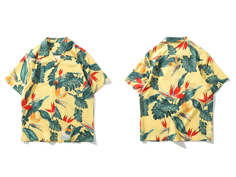 Floral Hawaiian Aloha Beach Shirts 2