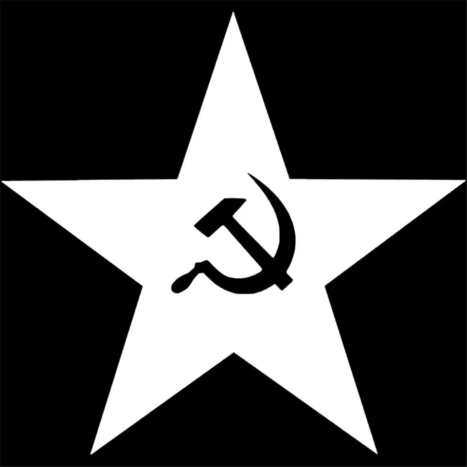 USSR Star Creative Car-Styling Fashion Stickers Decals Motorcycle Car Sticker Reflective Wall Car Accessories Sticker 10cm9 (8)